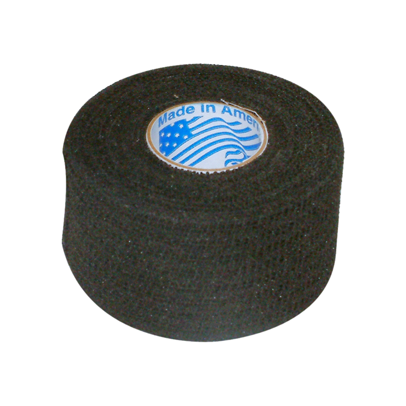 Co-Adhesive Grip Tape for Hockey, Baseball Bats, Drumsticks 15ft Black