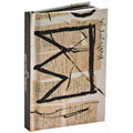 Mini Notebook with Basquiat Crown Artwork - Hardcover, Dot-Grid Pages, Pocket Size