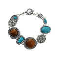 Faux Turquoise Western Bracelets for Women - Vintage-Inspired Statement Jewelry