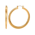 Women's Goldtone Polished Hoop Earrings - Jessica Simpson Accessories