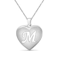Personalized Sterling Silver Initial Pendant Necklace for Women