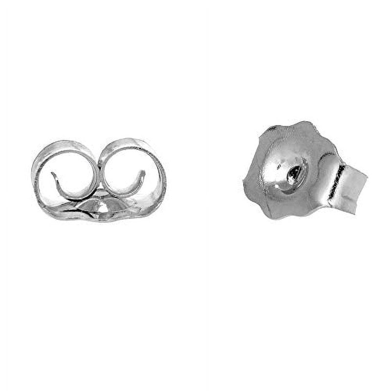 14K Gold Earring Back Post Nuts - White, Rose & Yellow Gold Options