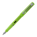 Jinhao Fountain Pen - Lime Green, Blue, Translucent & Black Ink Pen