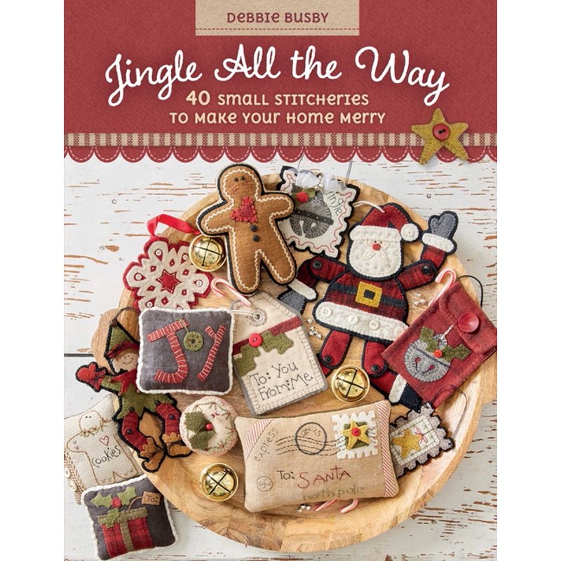 Christmas Stitchery Book - 40 Holiday Home Decor Projects for Hand Embroidery