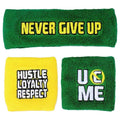 John Cena Green and Yellow Headband & Wristbands Set - WWE Fan Accessories