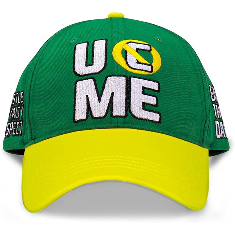 John Cena Earn The Day Baseball Cap - Yellow and Green Men's Hat