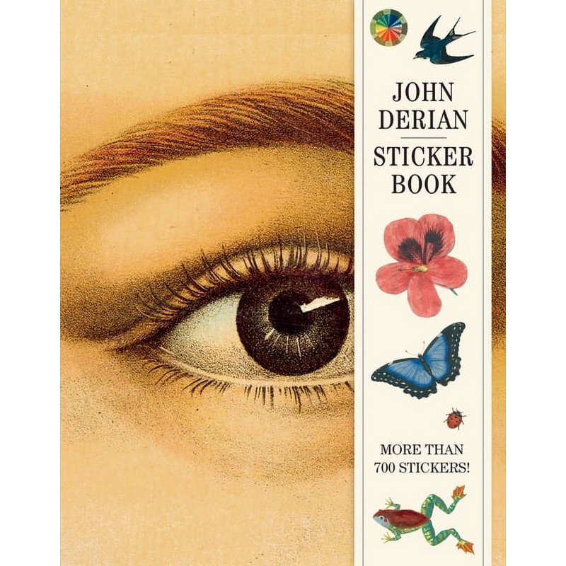 John Derian Sticker Book - Over 500 Floral and Forest Animal Stickers, Hardcover