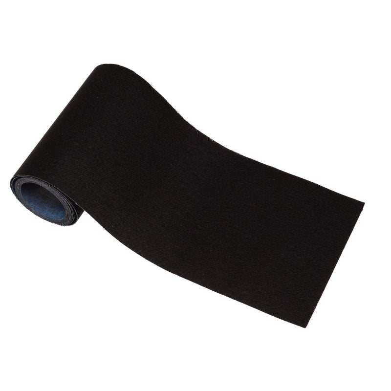 Fabric Repair Iron-On Roll for Clothing & DIY Crafts - 4 x 60 Inches, Black