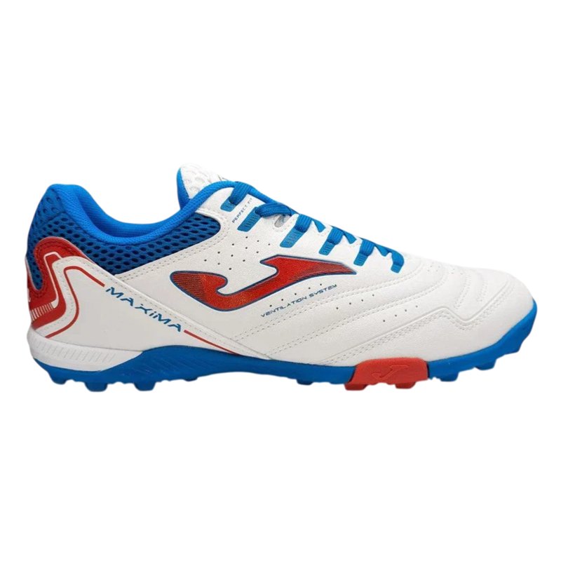 Joma Maxima Men’s Turf Soccer Shoes White/Red – Exclusive Editions