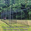Heavy-Duty Batting Cage Net 10' x 12' x 40' | UV & Weather Resistant