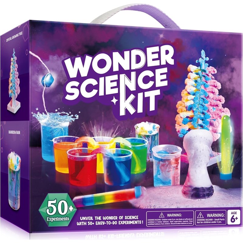 Kids STEM Science Kit with 50+ Chemistry Experiments - Educational Learning Toy for Ages 8-12