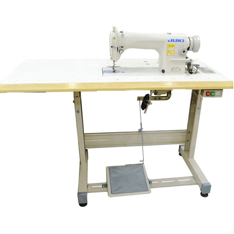 Industrial Lockstitch Sewing Machine with Servo Motor and Table - High-Speed Juki DDL8700