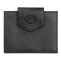 Women's Leather Cardholder Wallet with Multiple Card Slots and ID Window