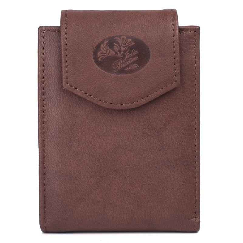 Women's Leather Convertible Billfold Wallet with Coin Pocket - Multiple Colors