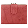 Women's Leather Card Wallet - Double Cardex with 15 Card Slots & Expandable Design