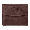 Women’s Mini Trifold Leather Wallet with Card Slots and Zipper Pocket – Multiple Colors