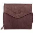 Women's Leather Zip French Purse with Card Slots & Coin Pocket - Julia Buxton