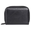 Leather Wallet for Women with Multiple Card & Utility Pockets - Black or Red