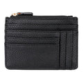 Women's RFID Coin Pouch with Card Slots and Utility Pockets - Vegan Leather