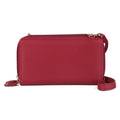 Women's RFID Double Zip Organizer Leather Wallet with Card Slots