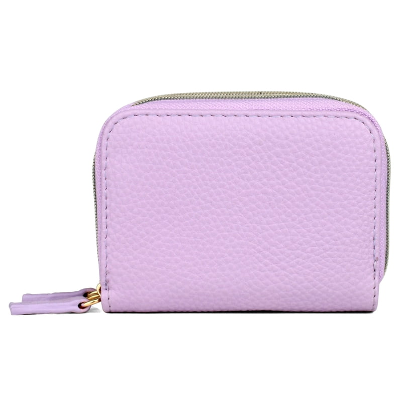 Vegan Leather Wizard Wallet with RFID Blocking - Pebble Textured, Multiple Colors