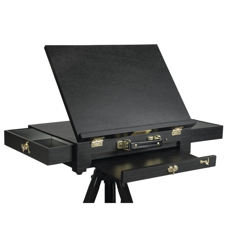 Jullian Capri Pochade Plein Air Art Box with Cherrywood Finish