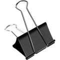 Heavy Duty Jumbo Binder Clips 3 Inch - Black, 6 Pack for Office & School