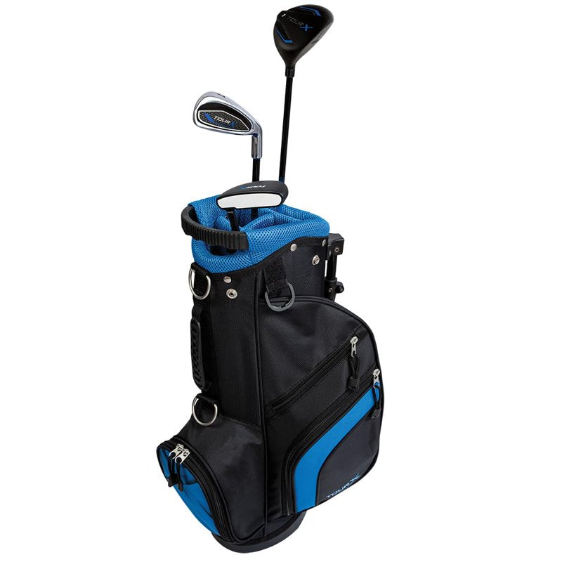 Junior Golf Tour X Size 0 Starter Set - Graphite, RH, With Mallet Putter & Lightweight Stand Bag