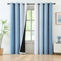 Blackout Grommet Curtains - Triple Weave Light Blocking & Heat Insulation