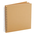 8x8 Inch Hardcover Scrapbook Album with Spiral Binding - Acid-Free Pages for Photos & Journals
