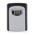 Heavy Duty Wall Mount Key Lock Box with 4-Digit Combination - Holds Up to 5 Keys