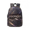 Unisex 18-Inch Meteor Print School Backpack with Laptop Compartment