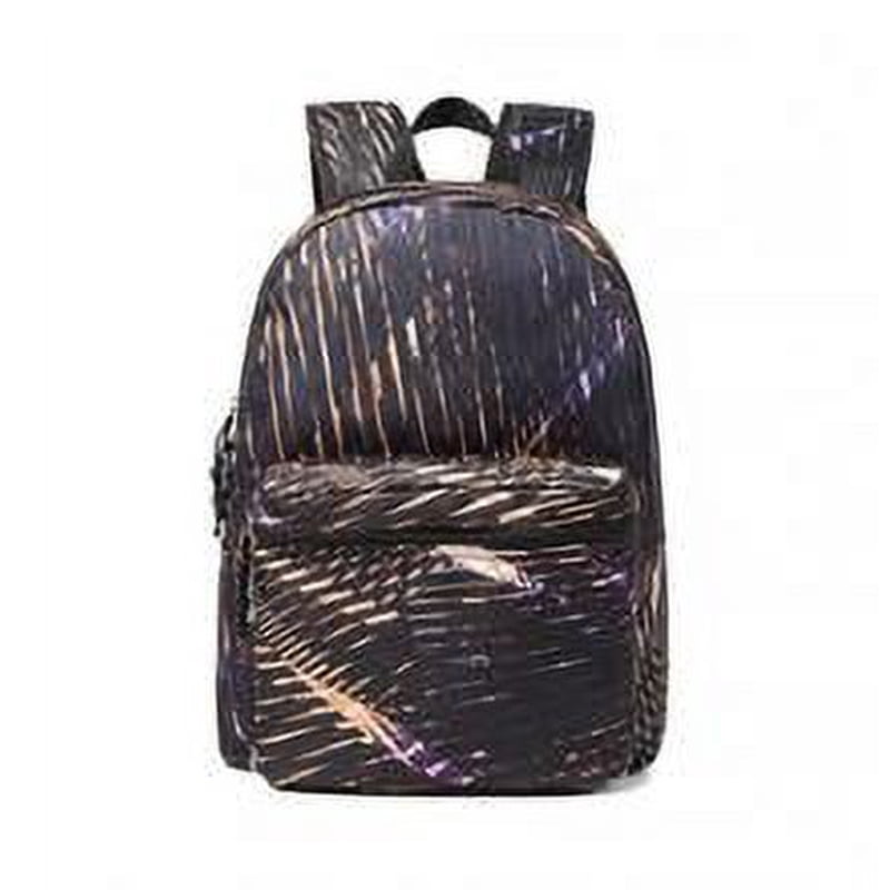 Unisex 18-Inch Meteor Print School Backpack with Laptop Compartment