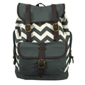 Unisex Canvas Laptop Backpack - Casual College Daypack for 15.6 Inch Laptop & Travel