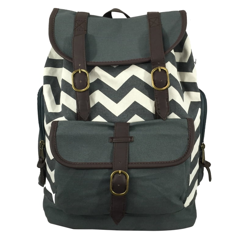 Unisex Canvas Laptop Backpack - Casual College Daypack for 15.6 Inch Laptop & Travel