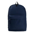 Unisex 18-Inch School Backpack with Padded Shoulder Straps, Navy