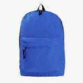 Unisex 18" Classic Backpack with Curved Shoulder Straps – Royal Blue