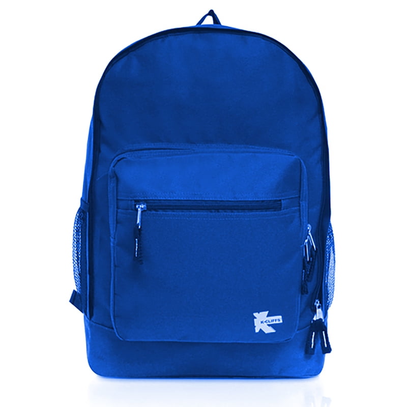K-Cliffs Royal Blue Unisex Large School Backpack - 15.6" Laptop