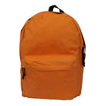 K-Cliffs 18-Inch Unisex School Backpack - Orange Polyester with Curved Shoulder Straps