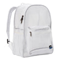Heavy Duty Mesh Backpack - Unisex School Student Bookbag with Zippered Compartments