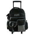 Heavy Duty Large Rolling School Backpack with Wheels - Unisex, Water-Resistant Polyester