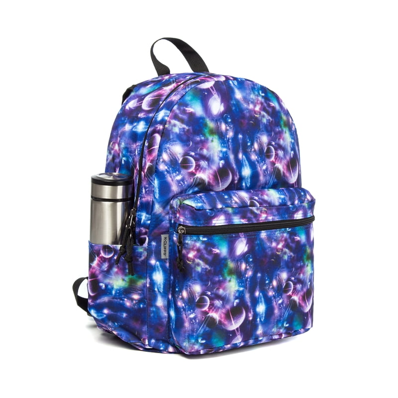 Unisex Printed School Backpack Laptop Tablet Travel Daypack - Galaxy Pattern