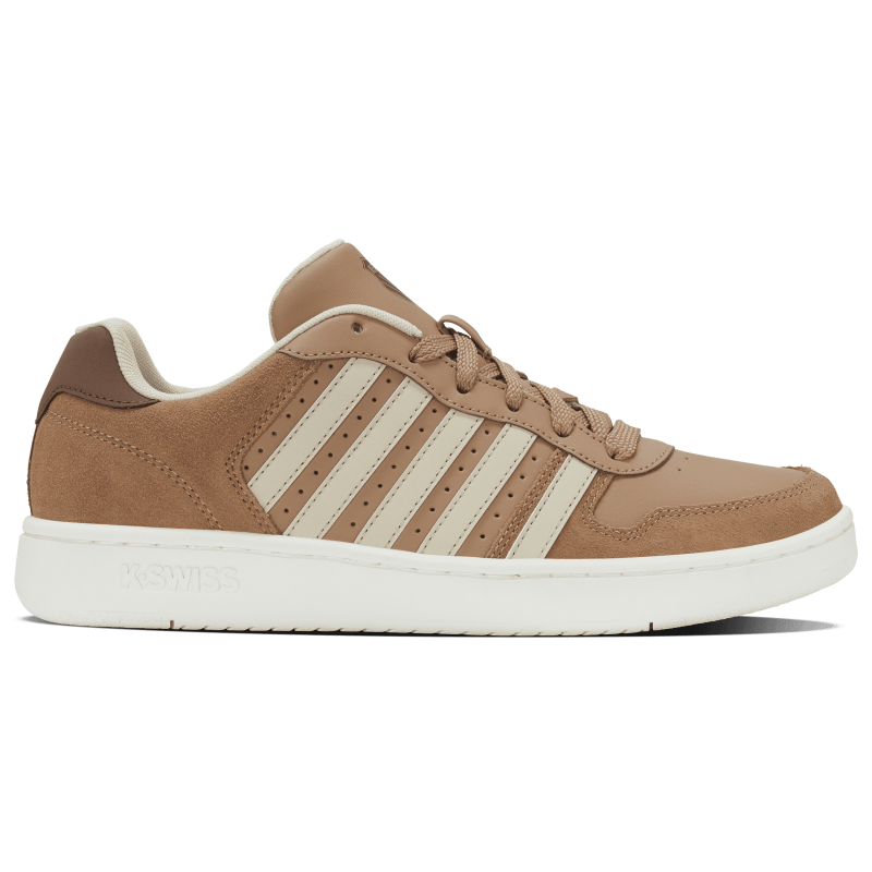 Men's Casual Sneakers - Classic Court Inspired Leather Shoes for Everyday Wear