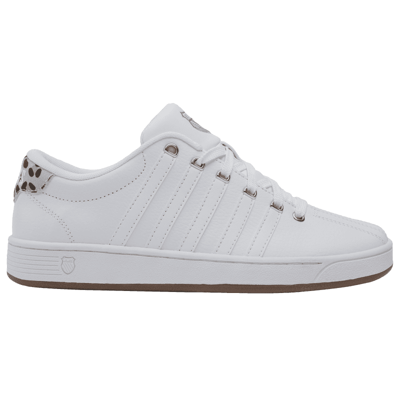 Women’s Leather Court Sneakers with Cushioning - K-Swiss Court Pro II CMF