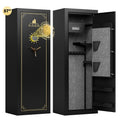 Large Biometric Gun Safe with Removable Shelf & Gun Rack - Secure Rifle & Pistol Storage