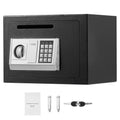 Digital Drop Slot Safe Box with Alarm, Durable Carbon Steel Security Deposit Container