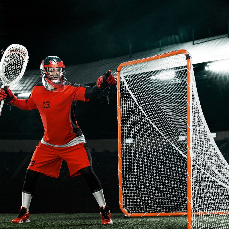 6x6 Portable Lacrosse Goal Net for Backyard Training & Practice