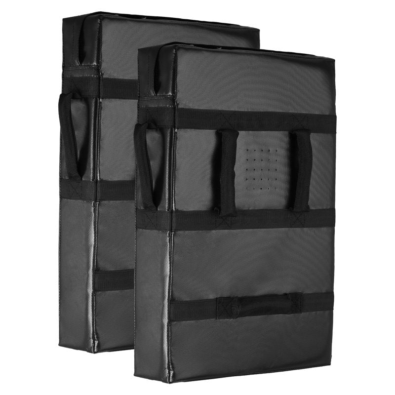 Basketball Blocking Dummy Set of 2 - 24x16 Inch Defensive Practice Pads with Grips