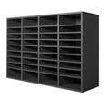 Office Document Divider with 36 Slots - Modular MDF File Organizer for Files and Records
