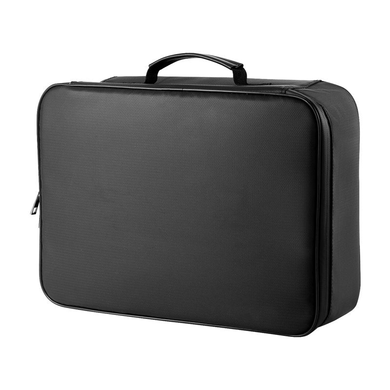 Fireproof Document Storage Box with Lock, Waterproof & Heat-Resistant, Portable Organizer